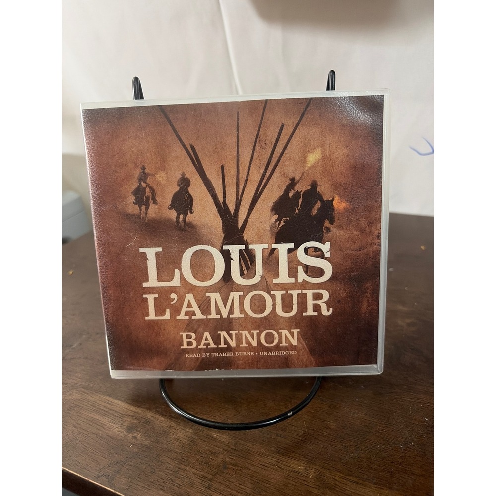 Louis L'Amour Bannon Audiobook Unabridged 4 CD Set Good
